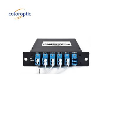 4 Channels WDM Model CWDM MUX With LC Connector For Access Network