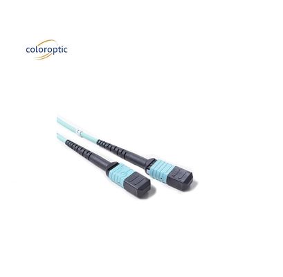 Jacket Material Patch Cord Cable With MPO Connector For Telecommunication Networks