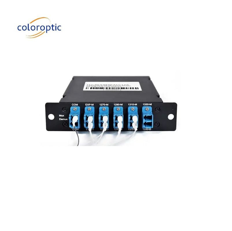 4 Channels WDM Model CWDM MUX With LC Connector For Access Network