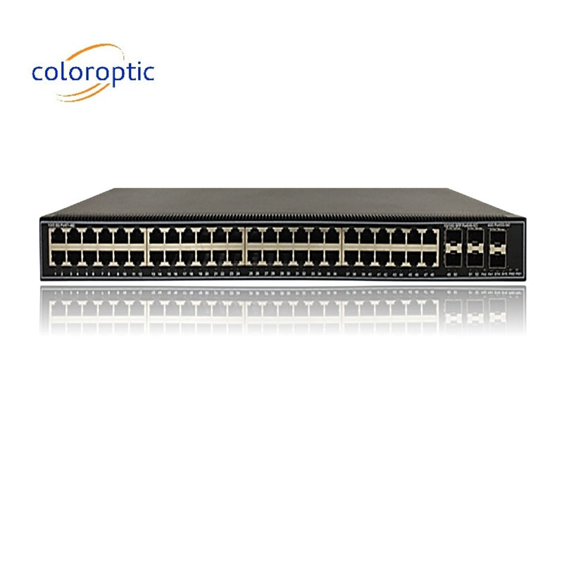 48 Port Gigabit Poe Switches QoS 10/100/1000M POE , 6*10GE SFP+ Ports