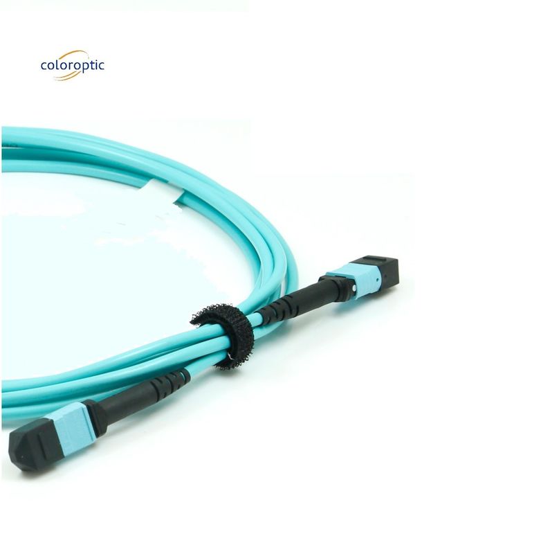 Optical MPO Patch Cord -4℃ - 85℃ Storage Temperature With Connector