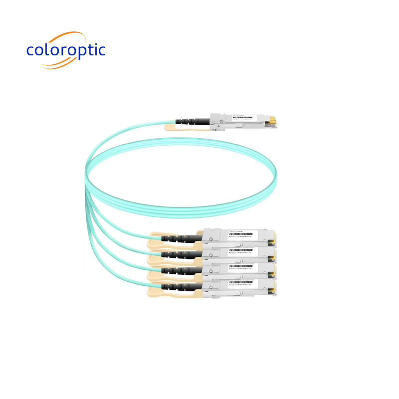 40Gb/s QSFP+ to 4 x 10Gb/s SFP+  Active Optical Cable (AOC) Breakout MSA Standard Compliant