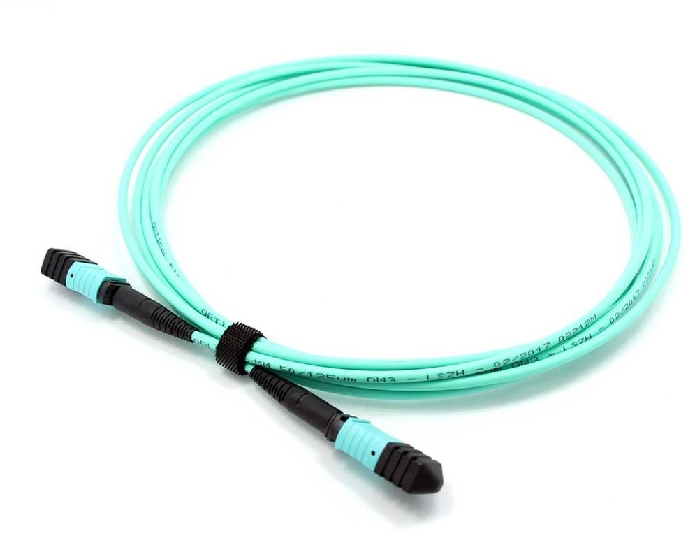 Multimode 16-Fiber Mpo Trunk Cable For 400g Qsfp-Dd Modules In Ai Network